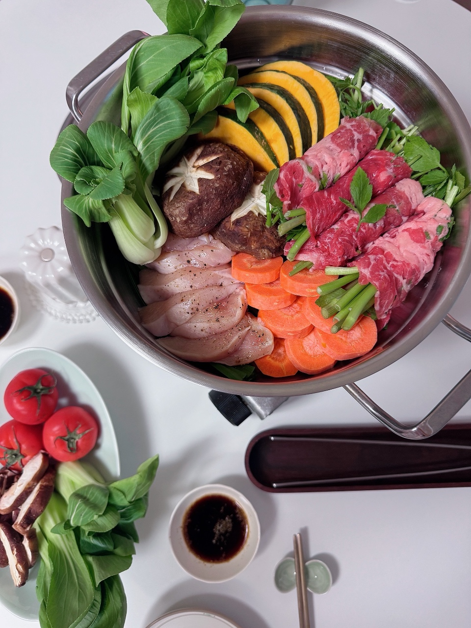 속 편한 야채찜