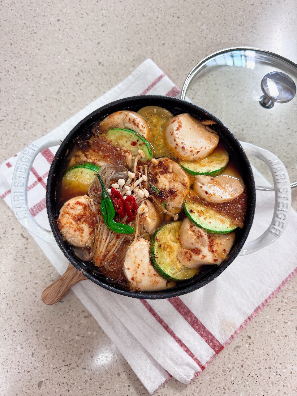 해장용 순두부전골