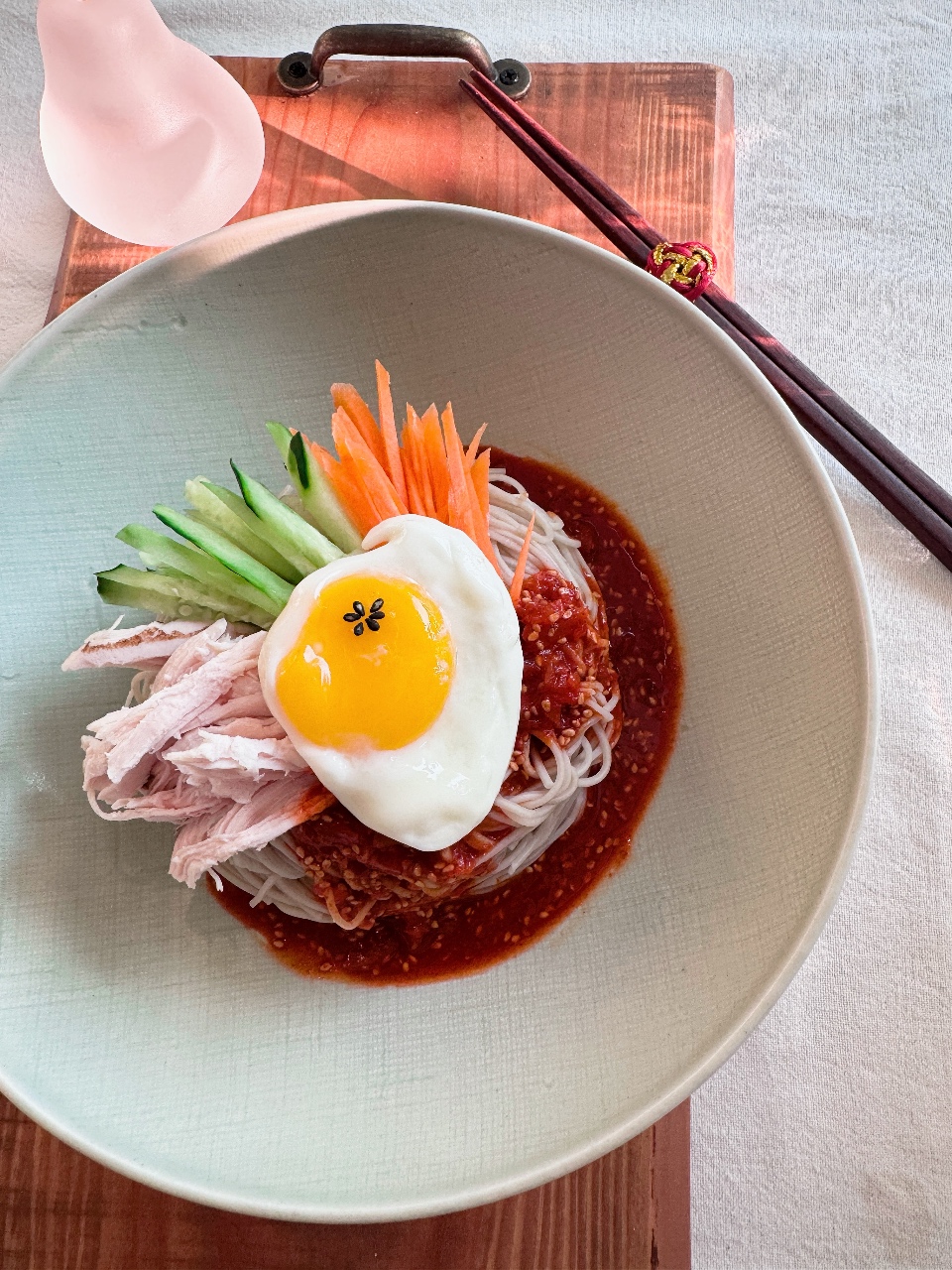 닭가슴살 비빔국수 