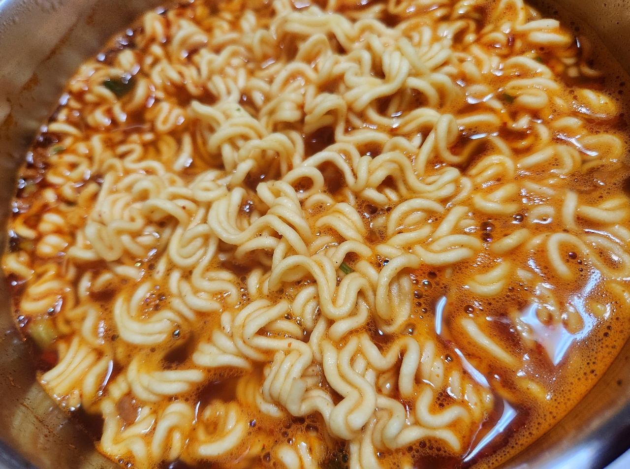 야식은 역시 라면!!