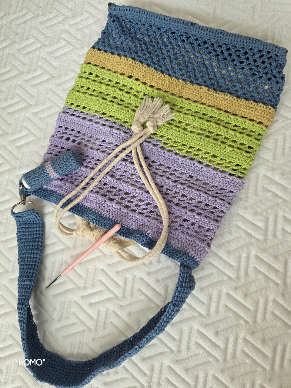 🧶작은 가방 완성 