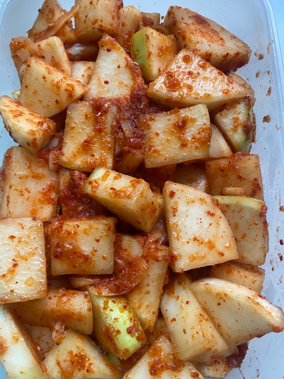 섞박지