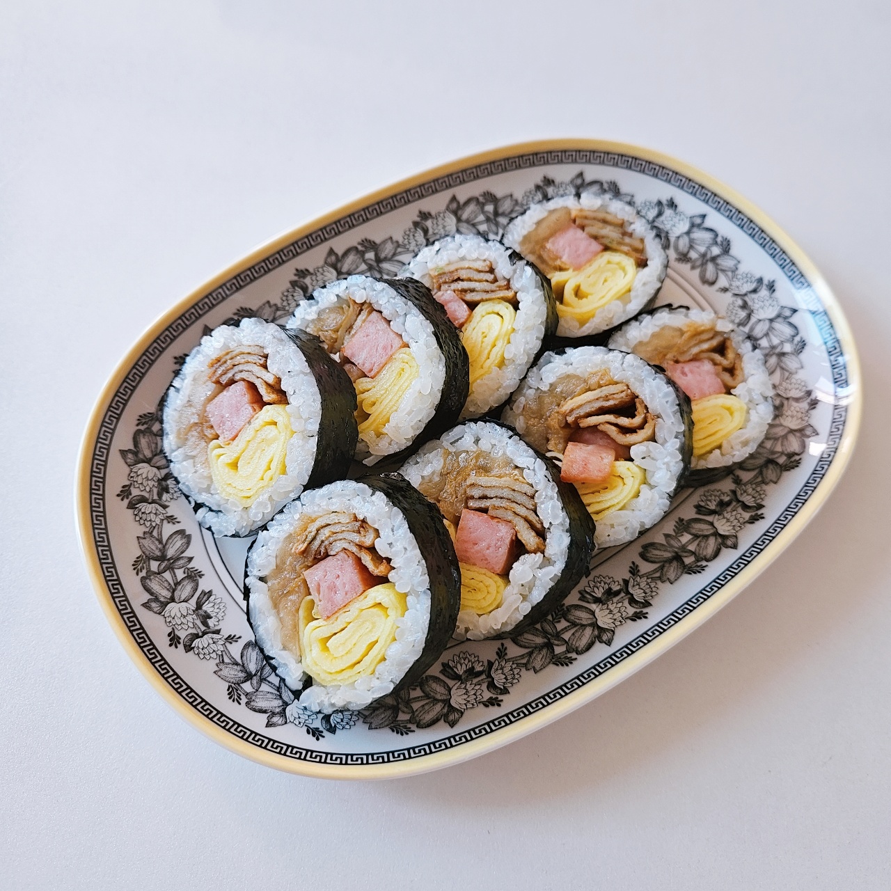 묵은지 스팸 김밥