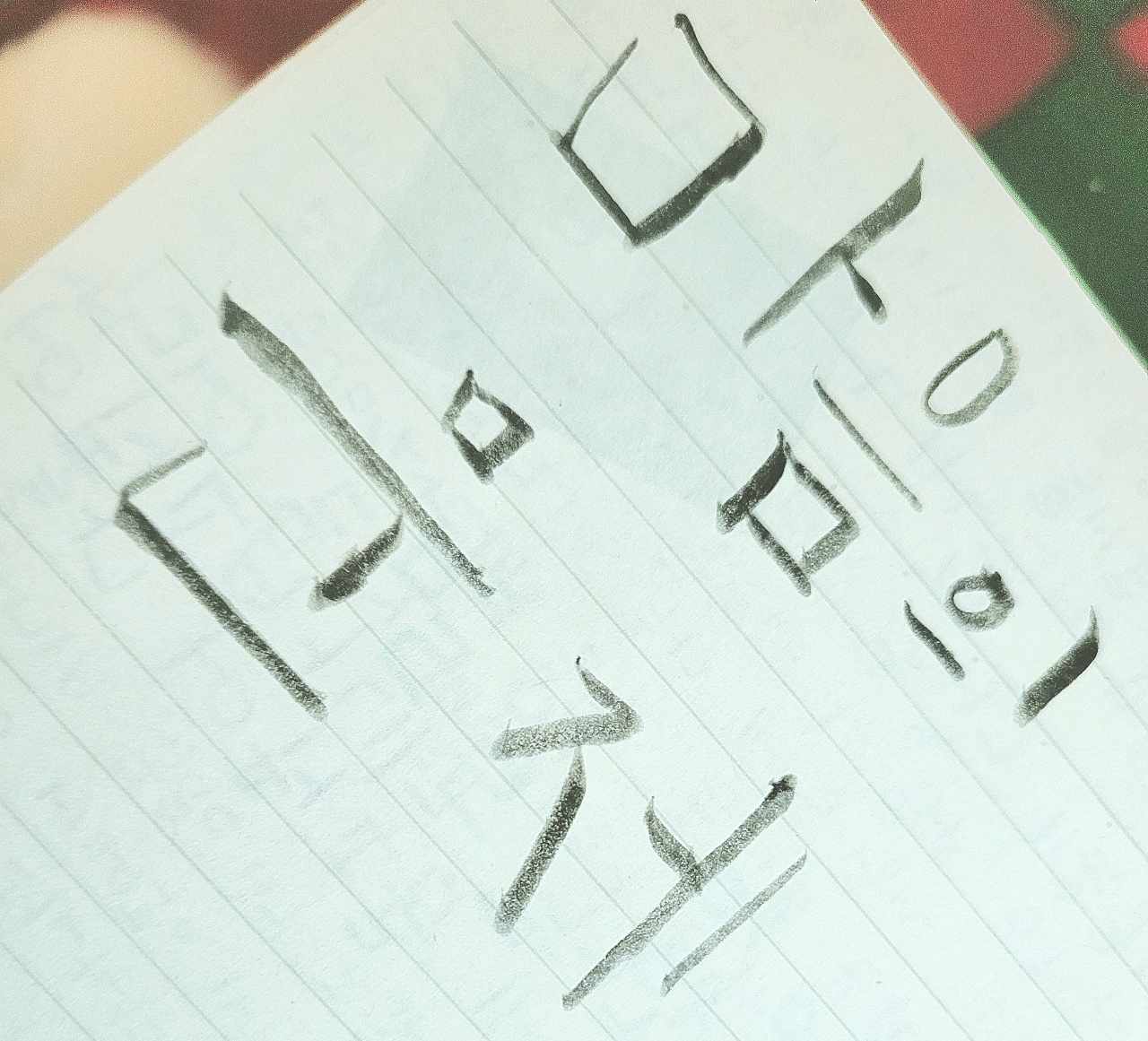 열정 같은 건 없다