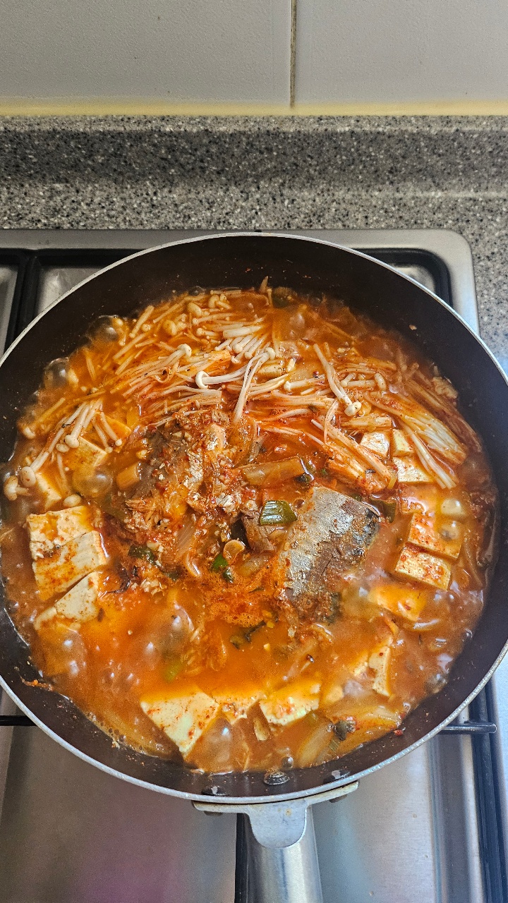 고등어 통조림 찌개