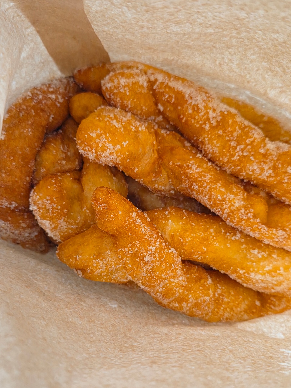 간식으로 꽈베기 먹어요