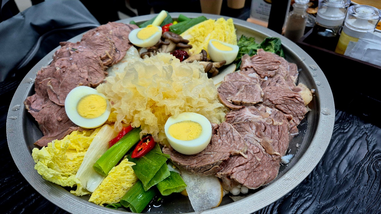 어복쟁반과 기름냉면