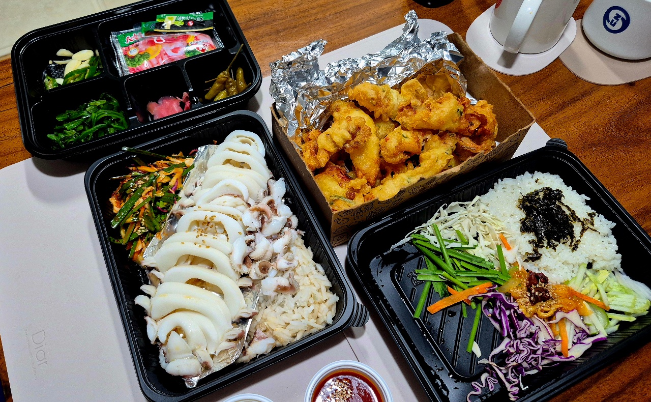 갑오징어 숙회 굿~!