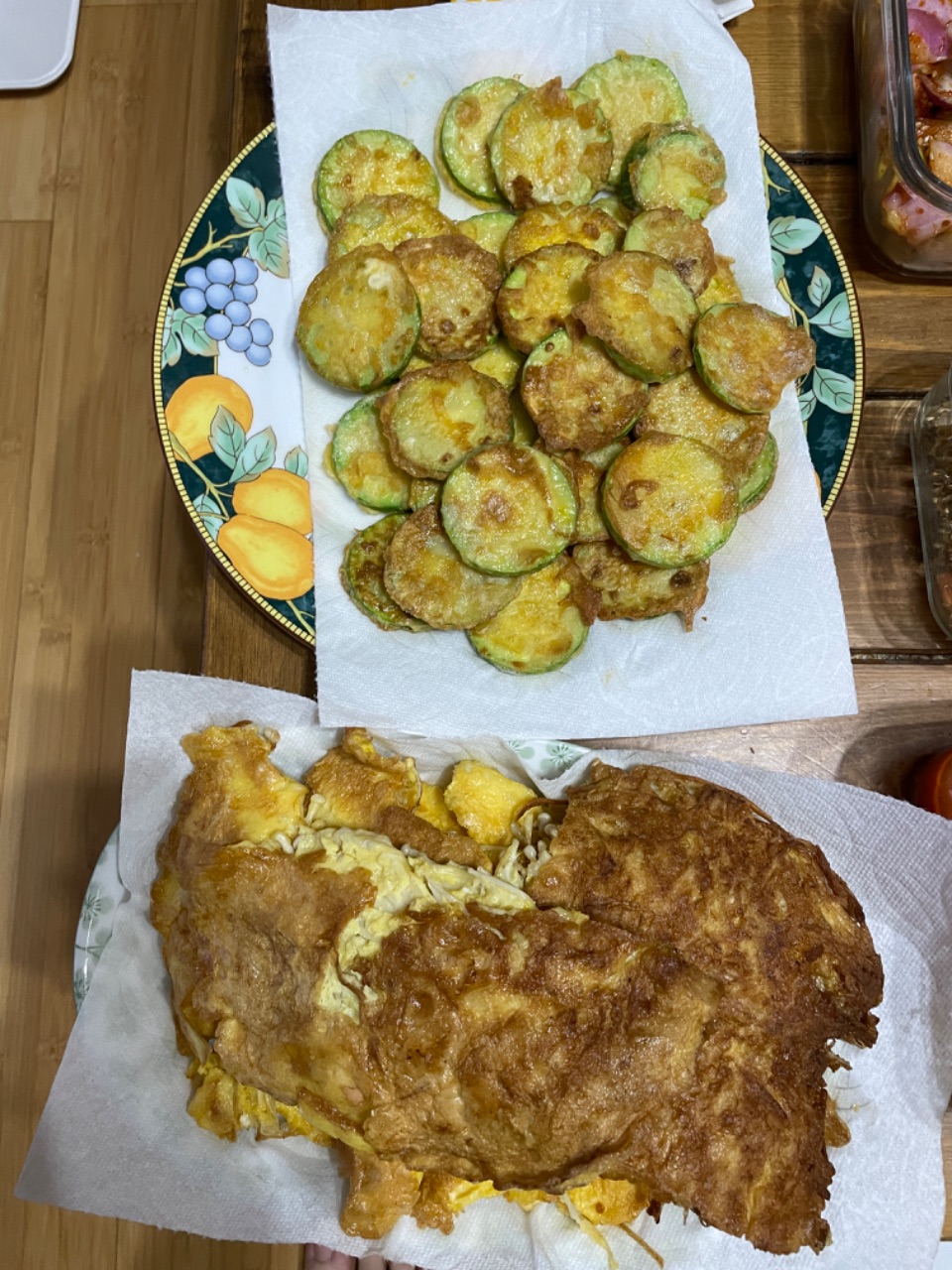 가성비 집밥_ 호박전, 팽이버섯전!