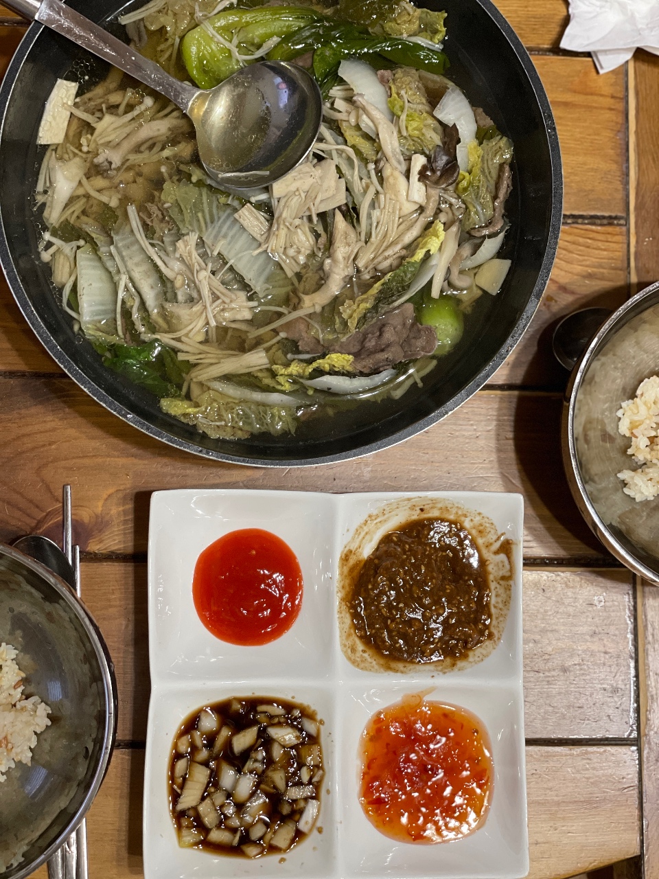 이틀 연속 밀푀유나베🥬🥩