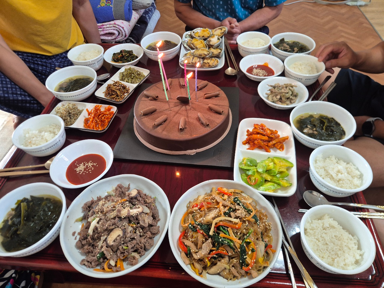 시어머니 생신상