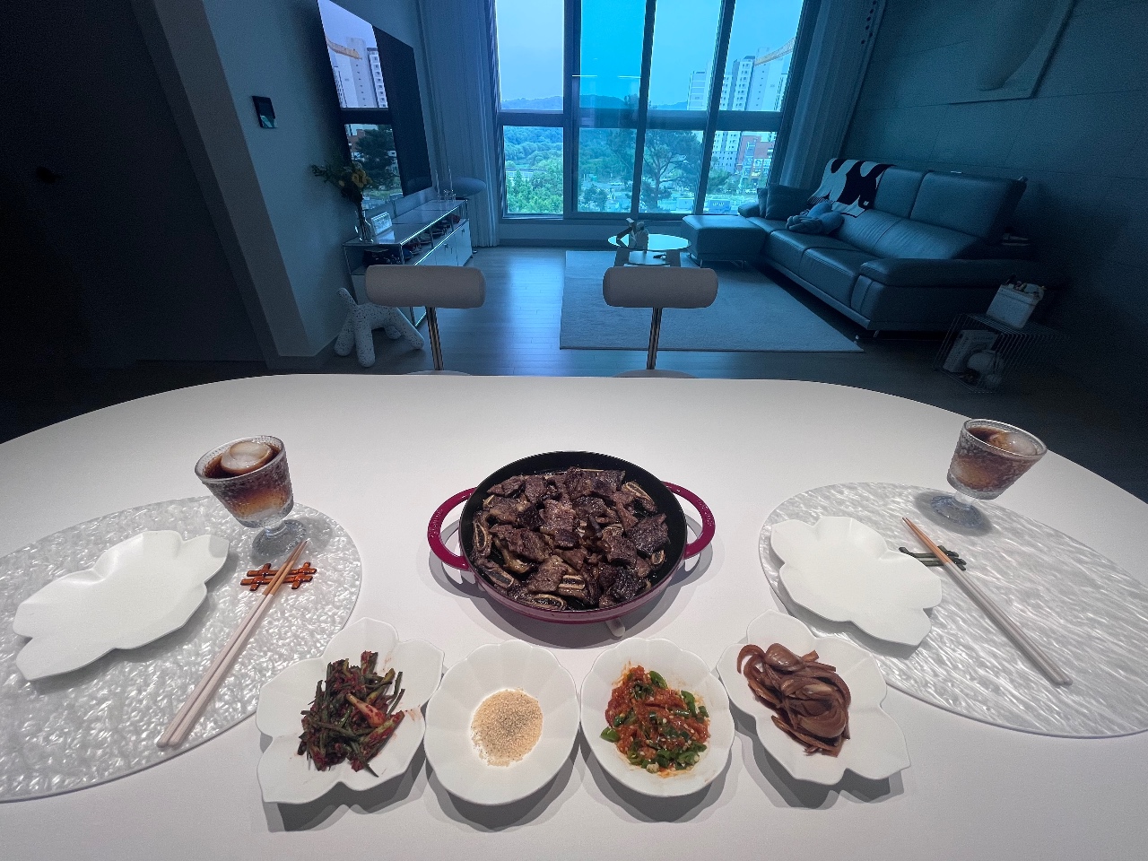 저기압일때는 고기앞으로😋