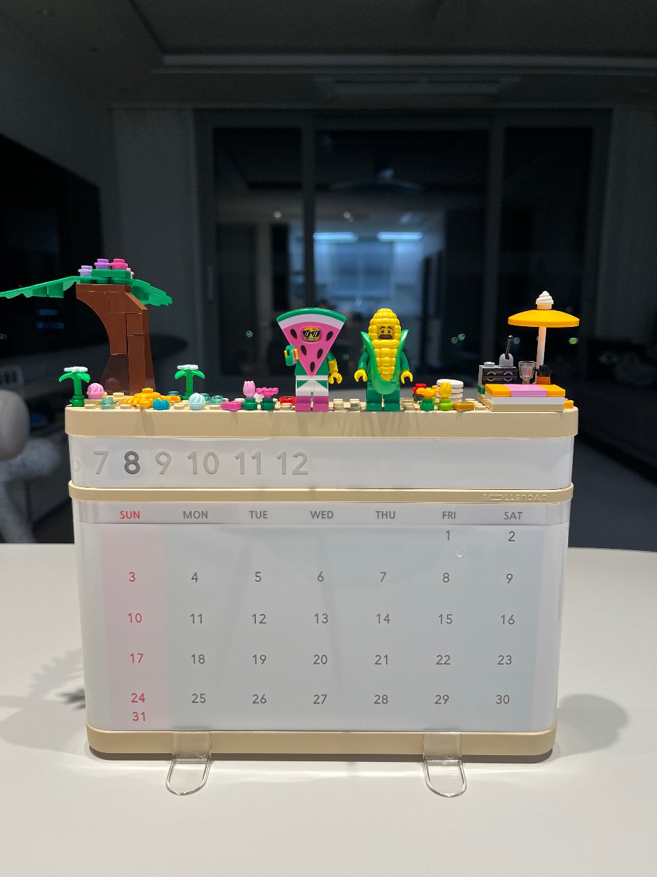 레고로 달력 꾸미기!📅