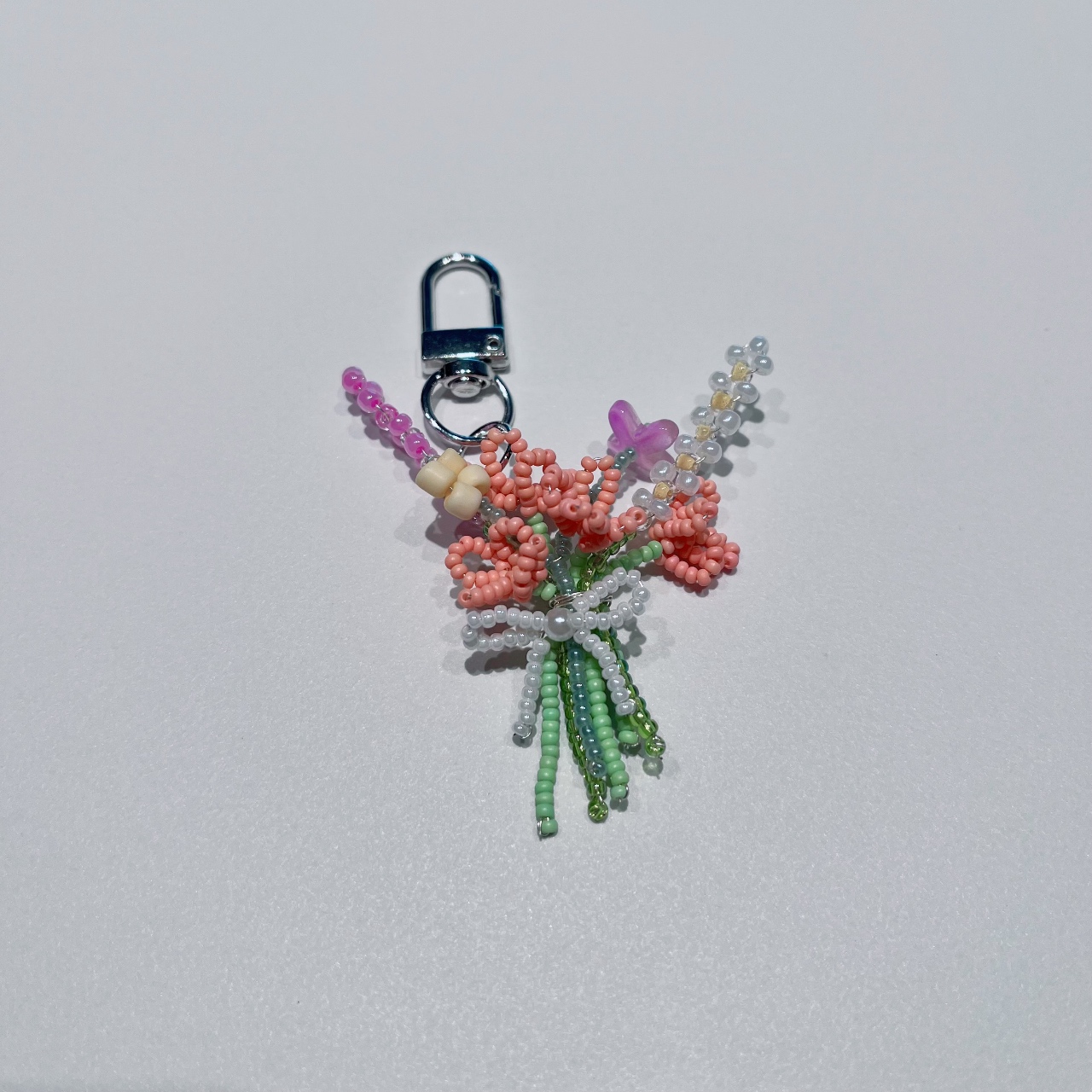 DIY. 비즈 💐꽃다발 키링