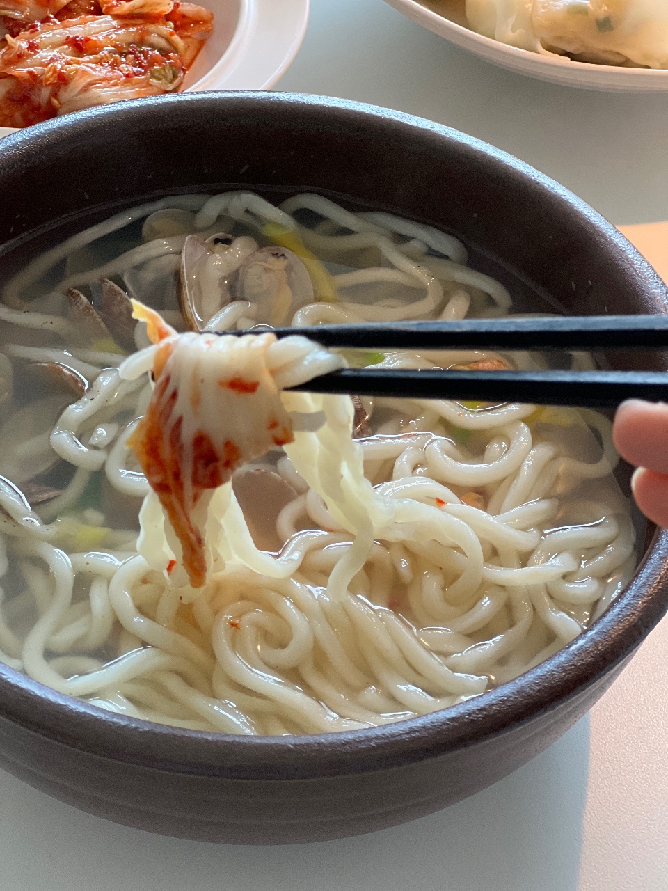 비오니까 칼국수🫶🏻