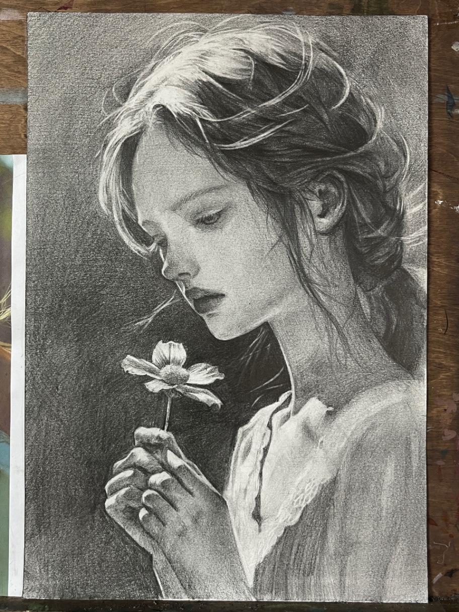 화방에서 그림 그리기
