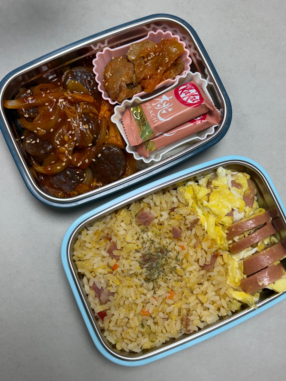 순대볶음 도시락