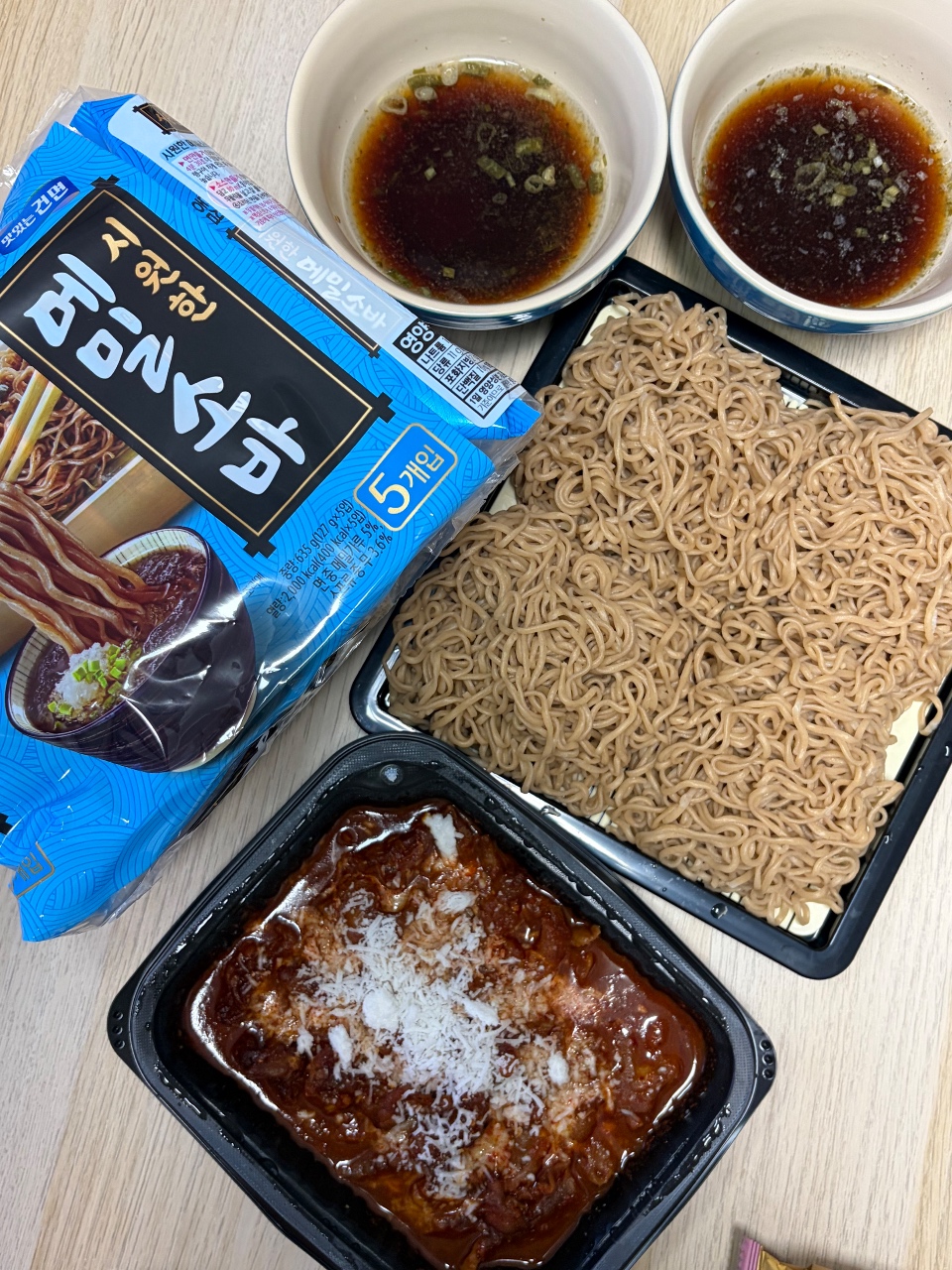 닭발 + 메밀소바
