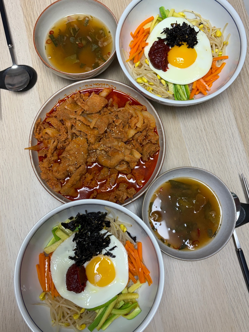고추장 불고기 + 비빔밥