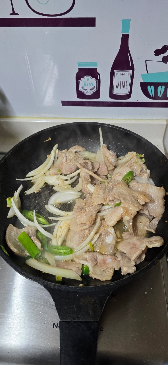 오늘자 저녁