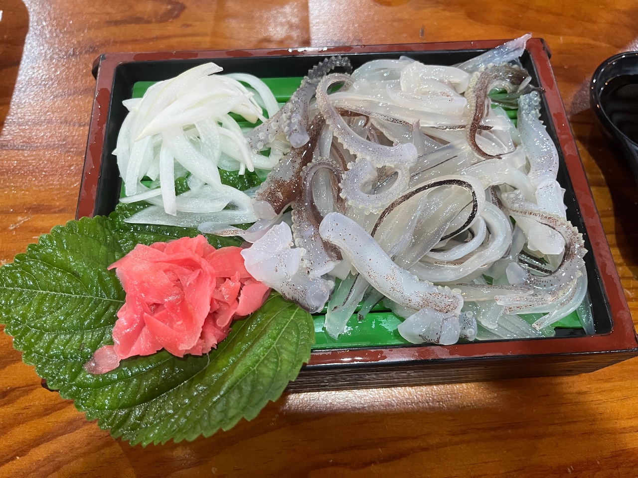 오징어회랑 통찜~