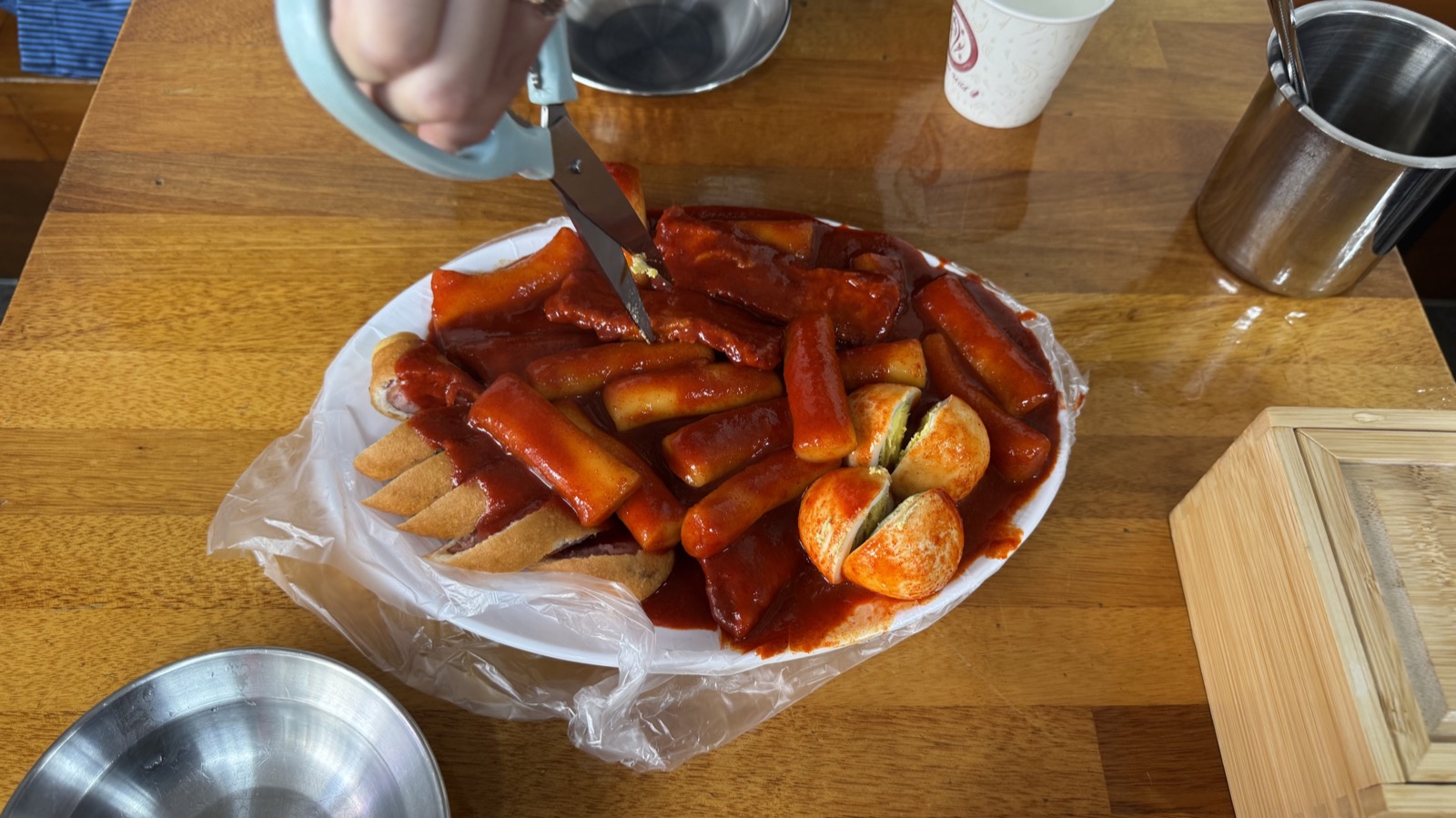 아차산 등산한 날 먹은 떡볶이