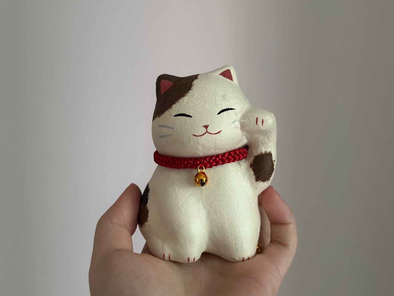 일본 고양이 피규어