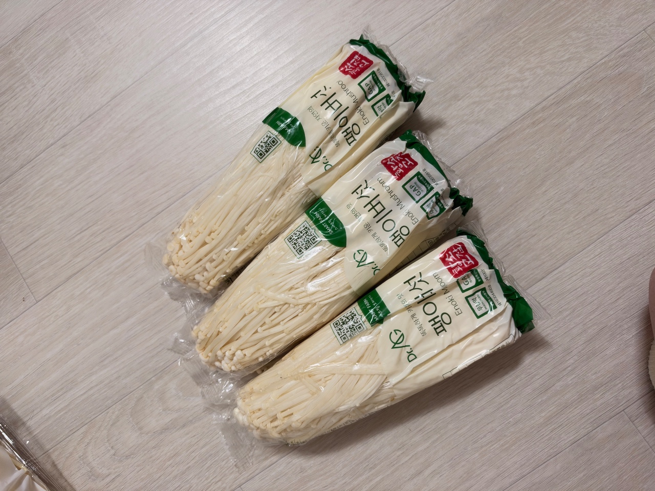 팽이버섯 처치곤란