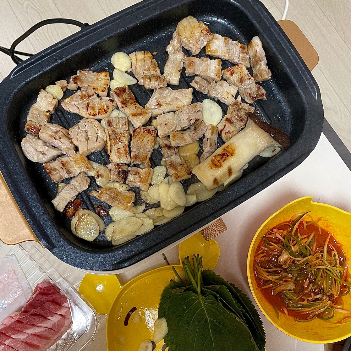 오랜만에 집겹살 🥩