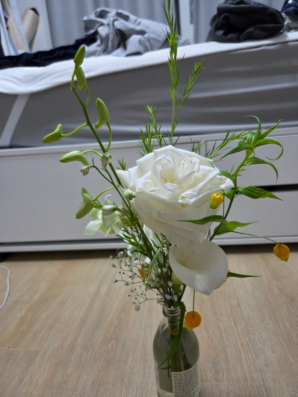 결혼식 꽃으로 꽃꽂이💐
