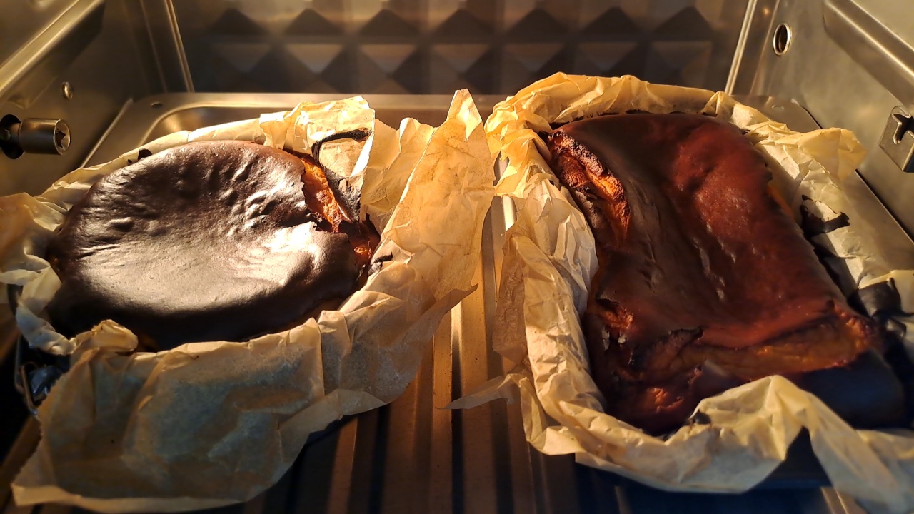 🎂바스크치즈케이크 만들었어요!