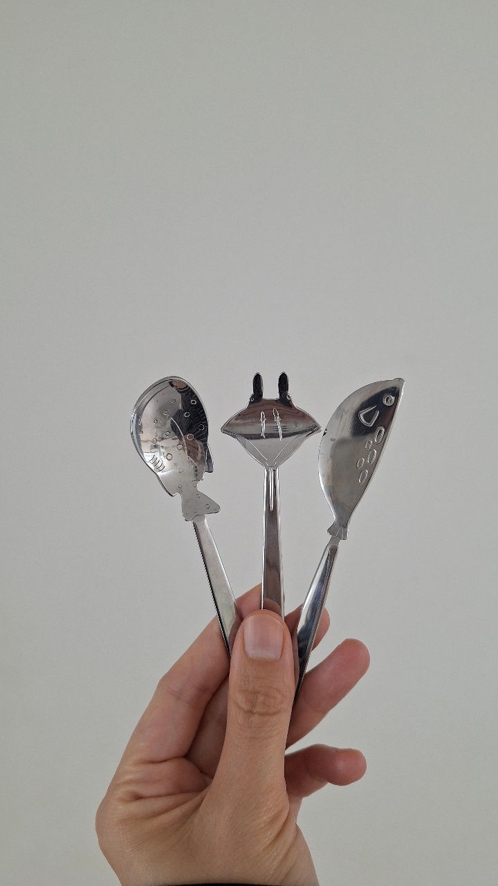 바다생물 커트러리