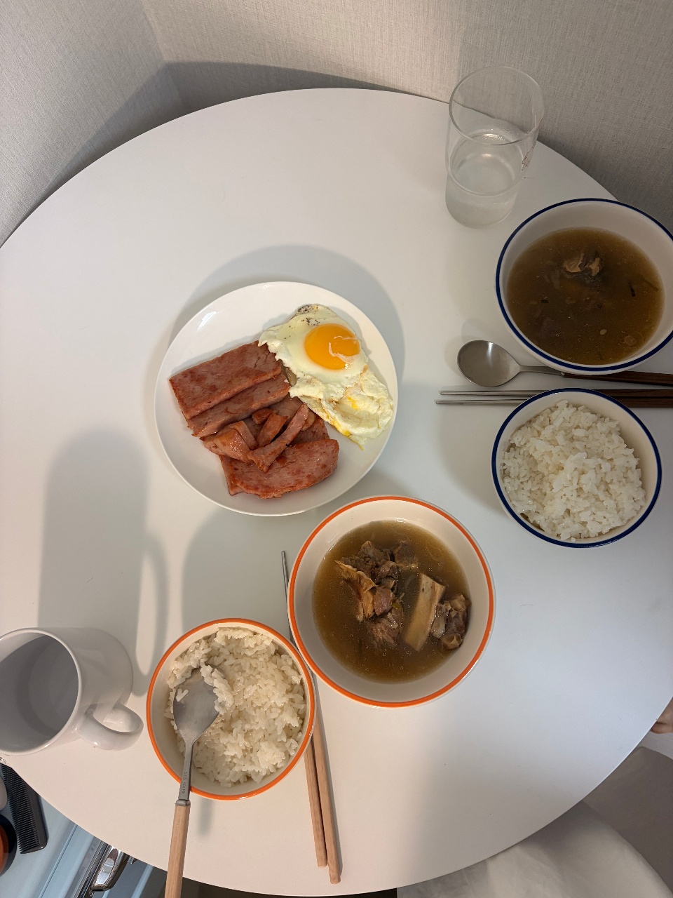 🍲갈비탕+스팸구이