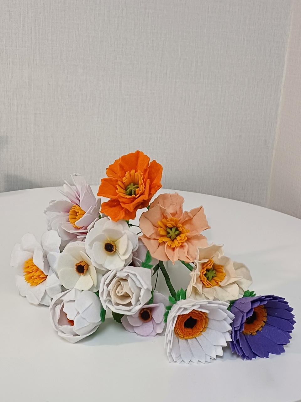 💐펠트지꽃다발 만들기