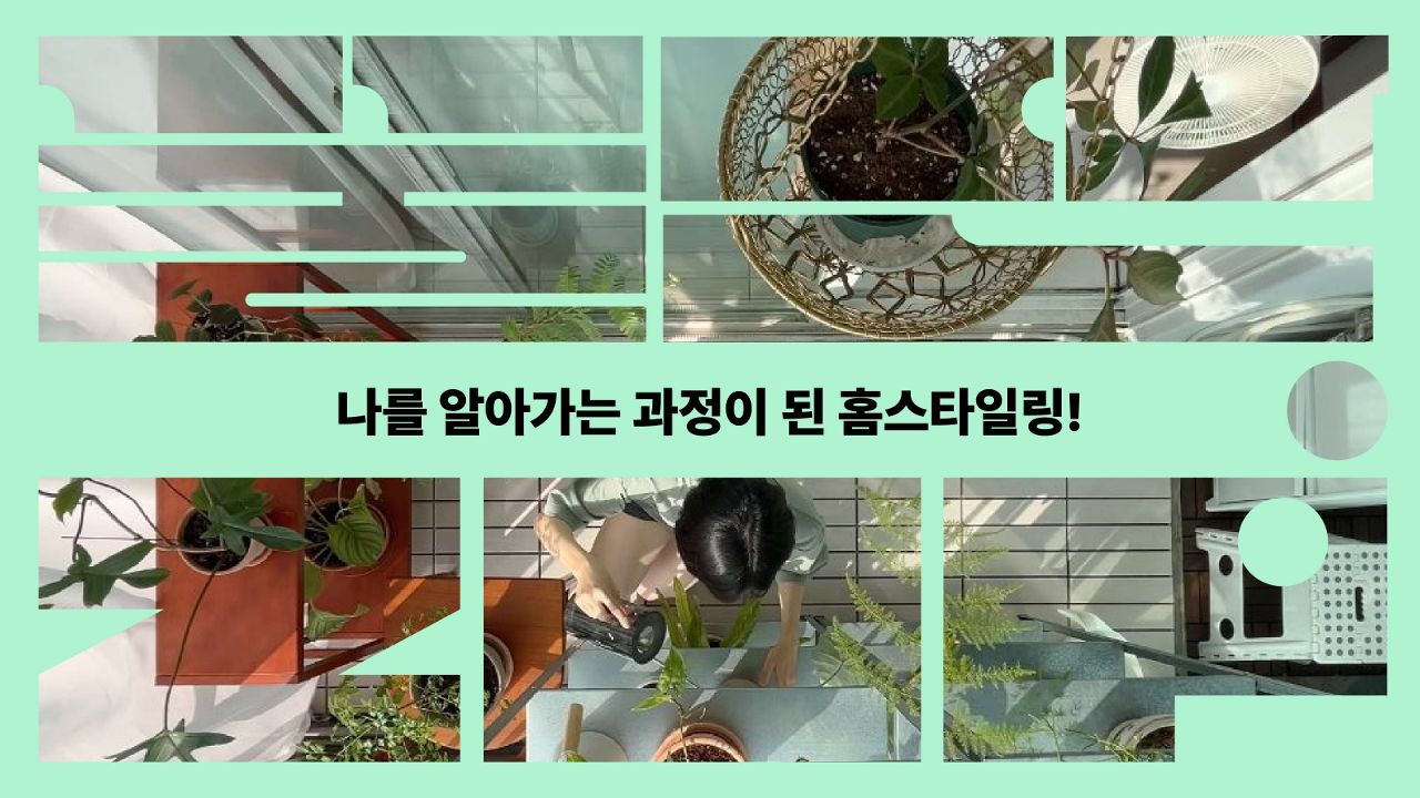 나를 알아가는 과정이 된 홈스타일링!