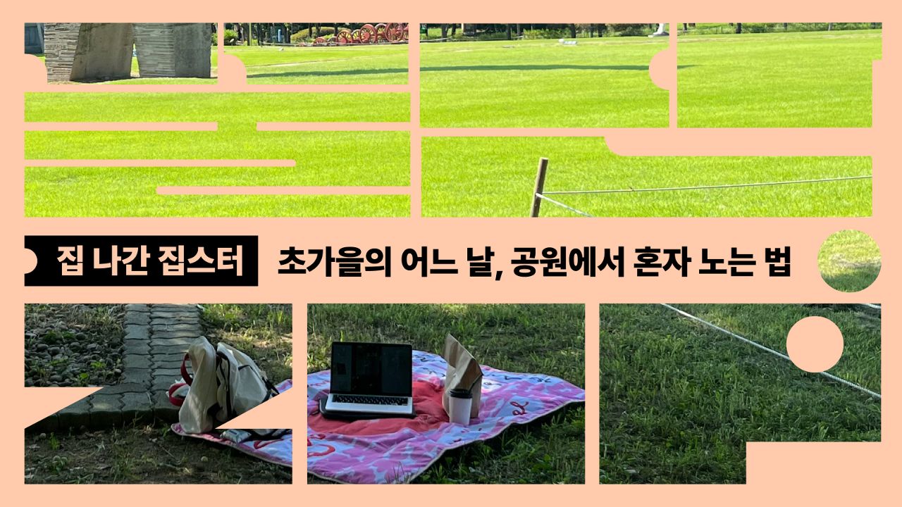 [집 나간 집스터] 초가을의 어느 날, 공원에서 혼자 노는 법
