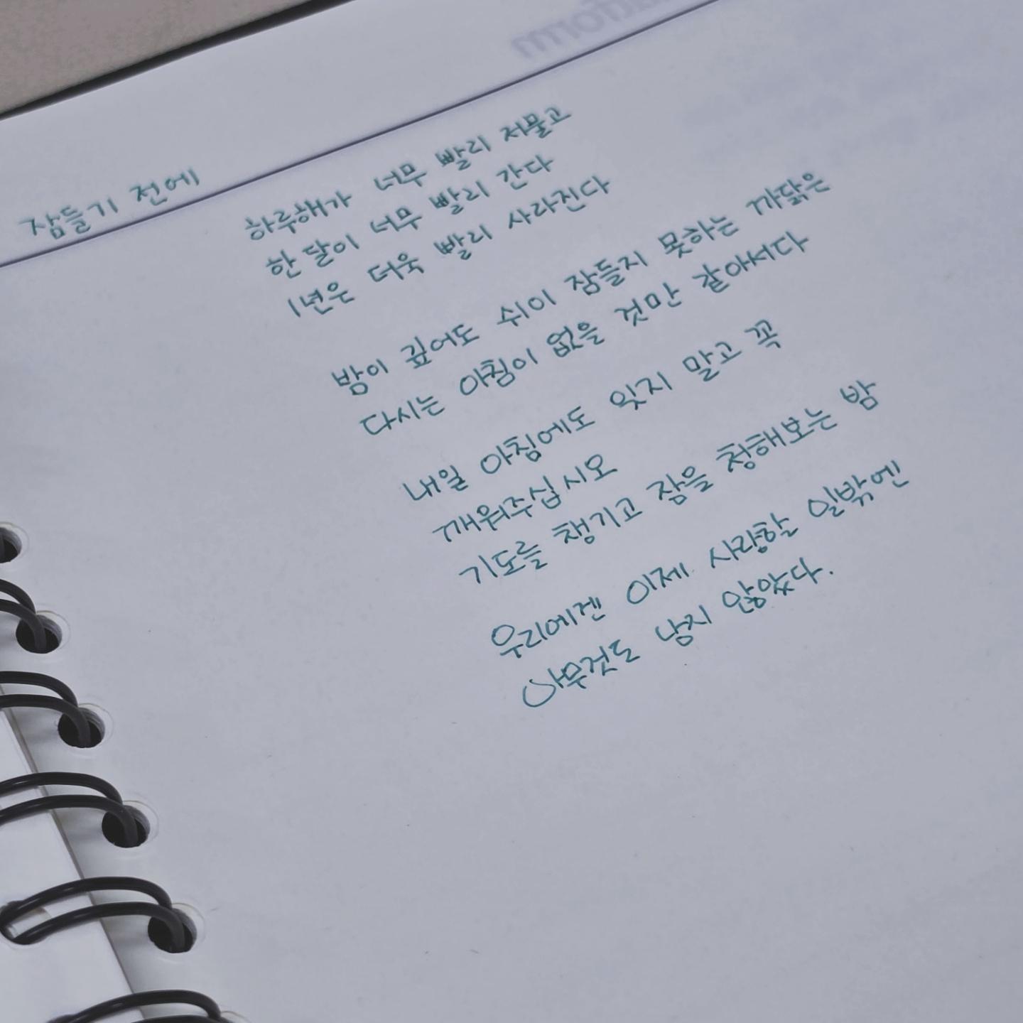 잠들기 전😴