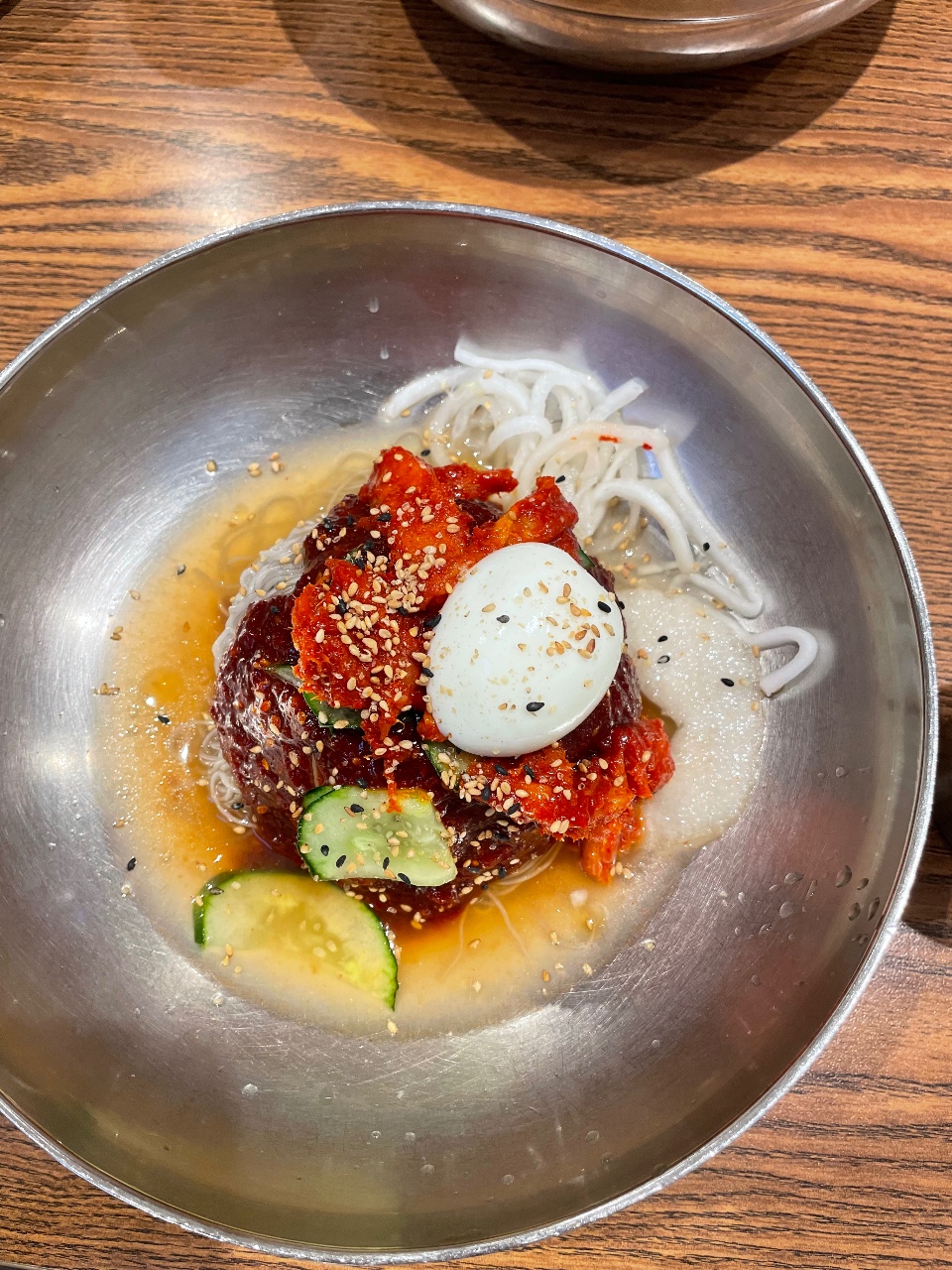친구와 코다리회냉면