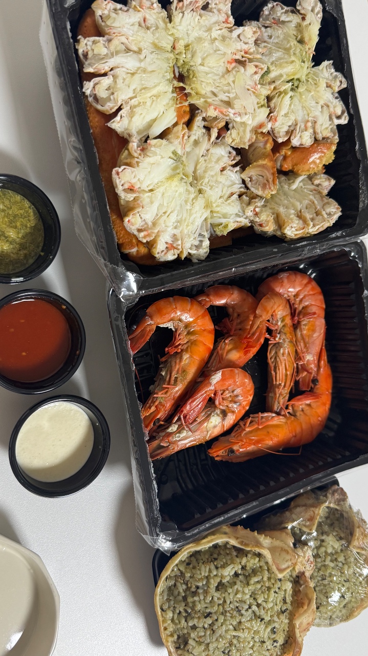대게&블랙타이거 새우🦀🦐