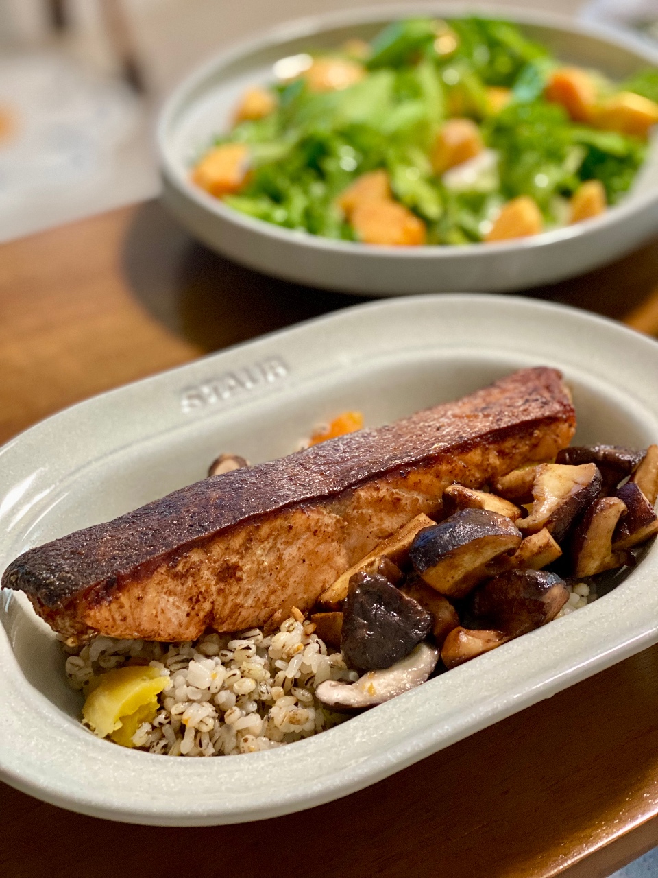 우리집이 연어 스테이크 미슐랭 맛집?