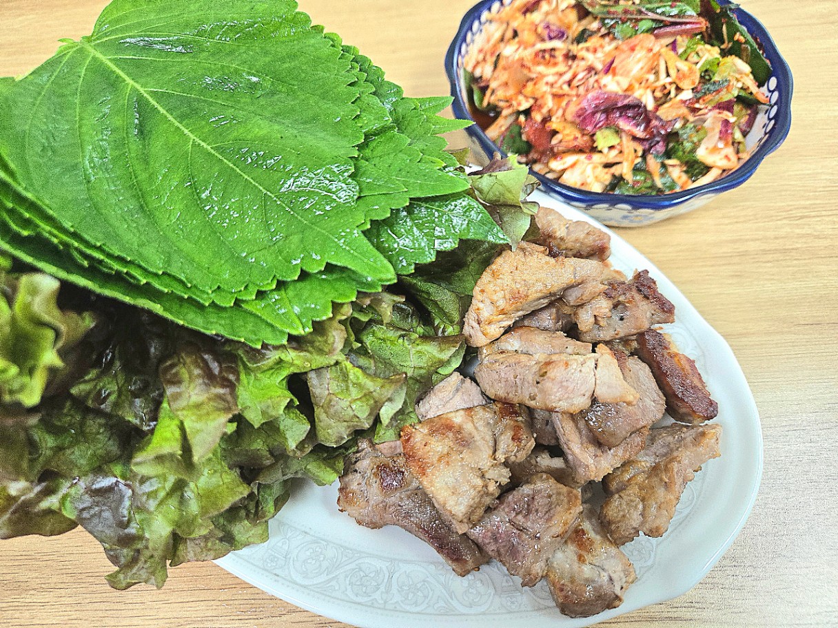목살 구워서 냠💕