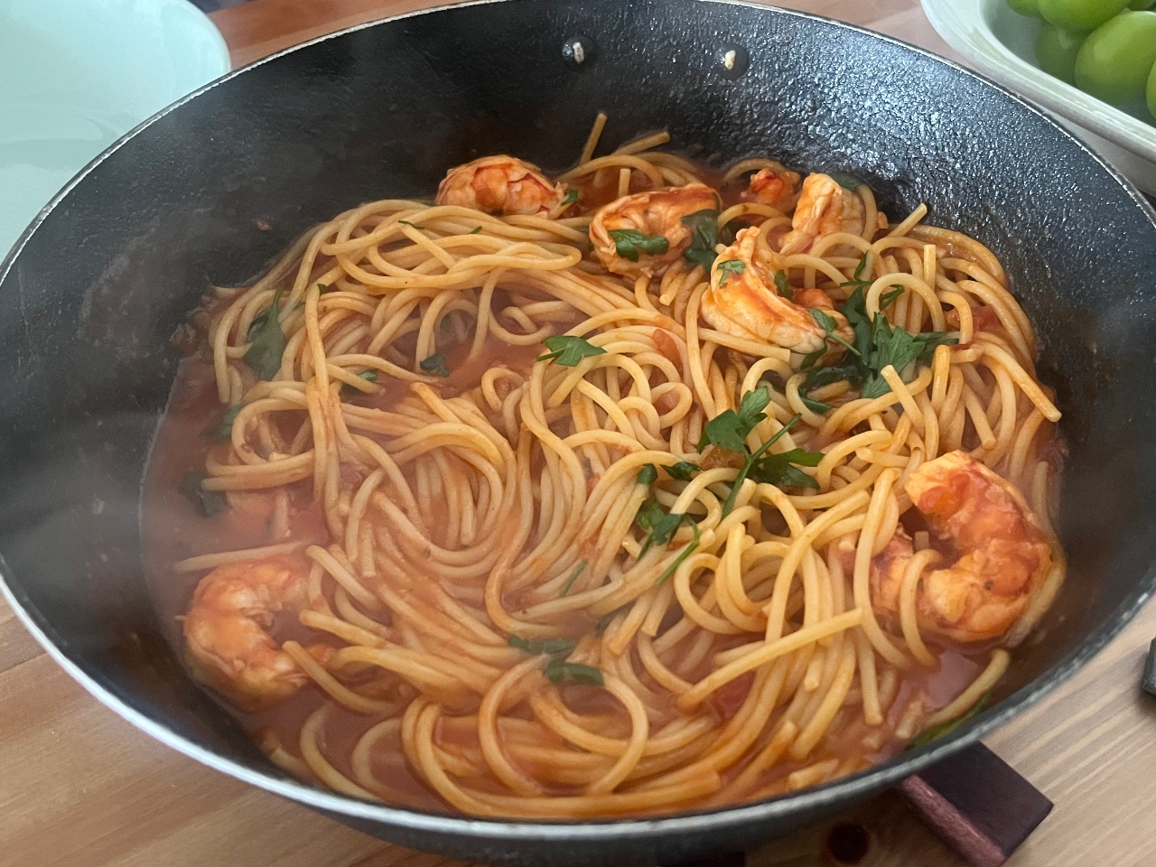 새우 토마토 파스타