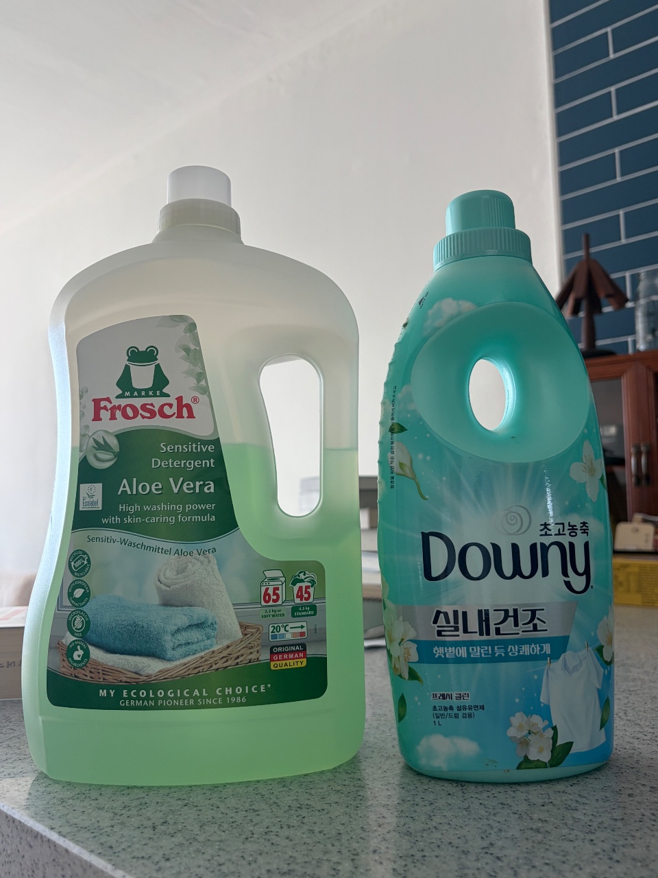 세제 섬유유연제 조합
