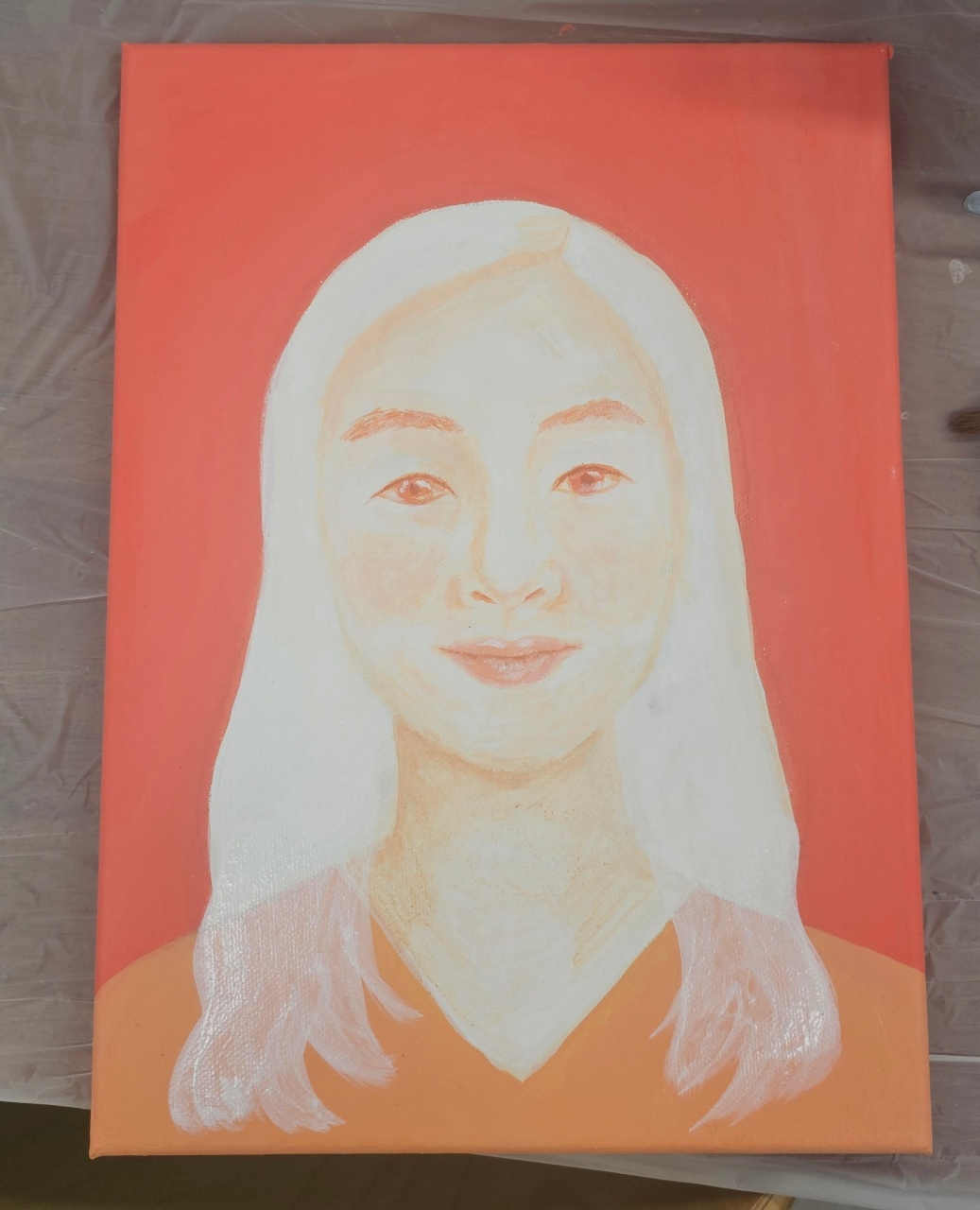 두번째 자화상 그리는 중 🎨 