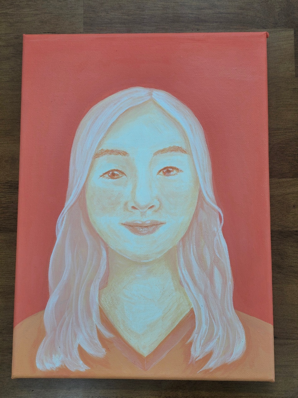 두번째 자화상 완성했어요:)