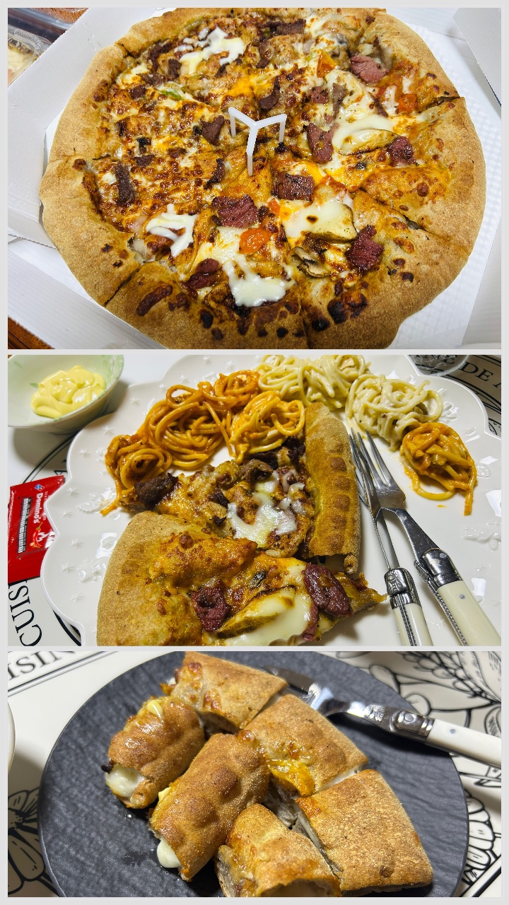 1일1식이 된 🍕피자&스파게티🍝 (Ft.도민호🛵)