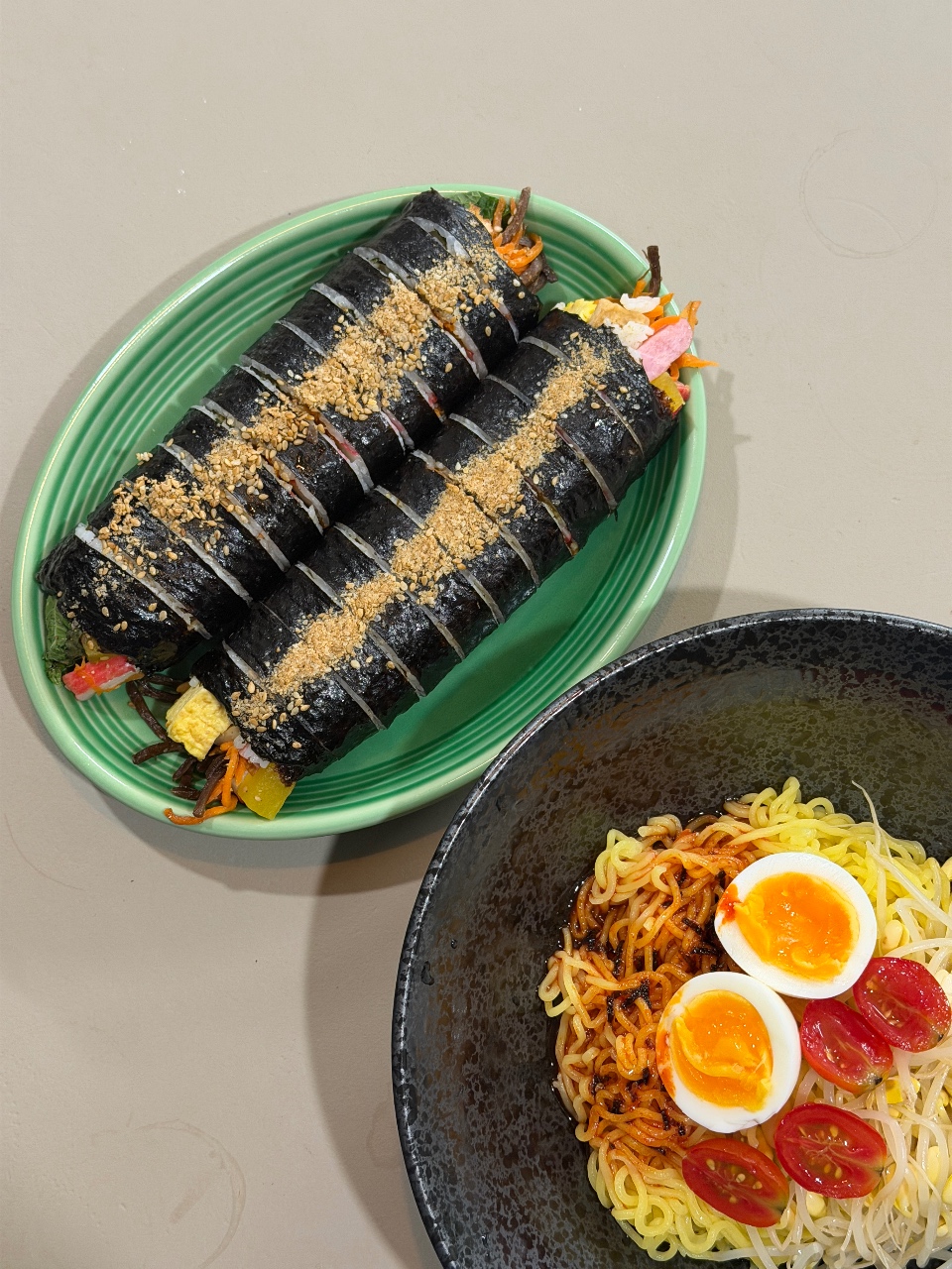 맛있는 김밥과 쫄면