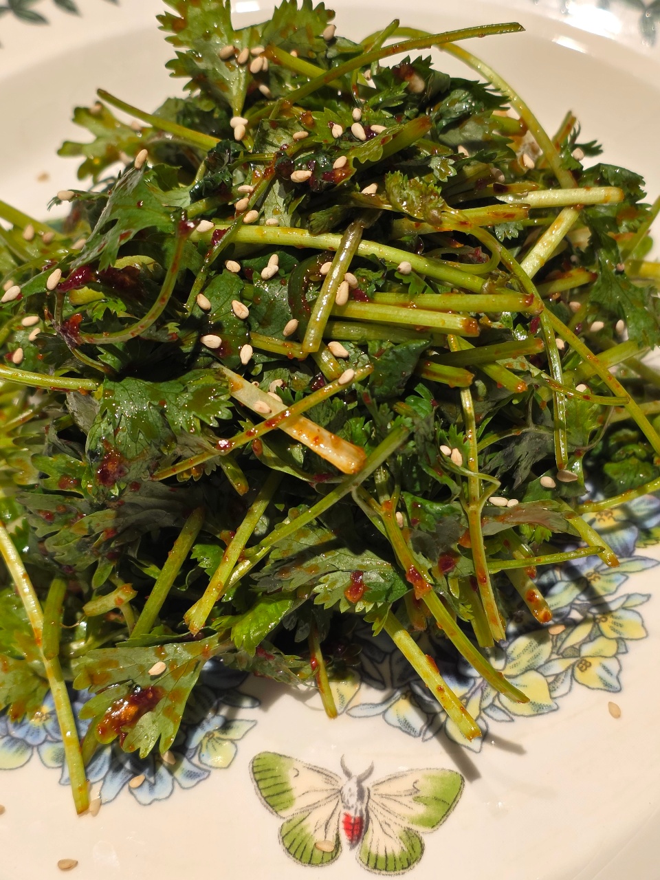 🌿고수 못먹었는데..고수겉절이가 넘 좋아용🥰