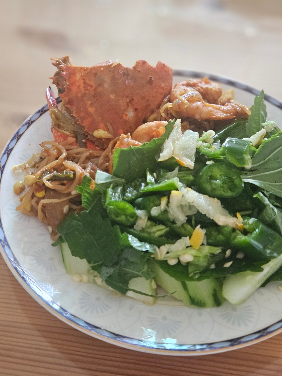 해물찜과 샐러드🦀🍃