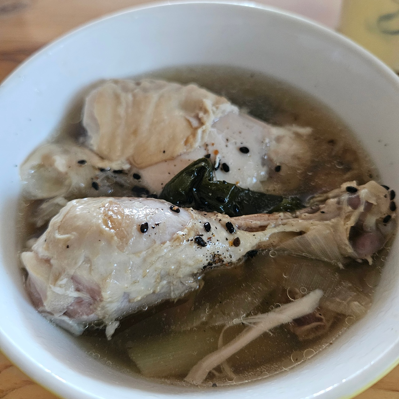 쌀쌀할 때는 닭백숙!